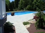 Walkway to pool