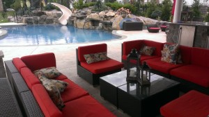 Patio cabana lounge ...stunning!